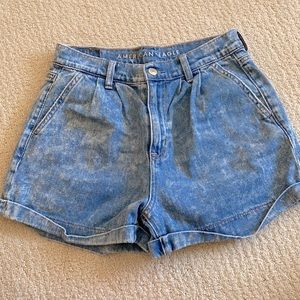 AE High-waisted vintage denim shorts